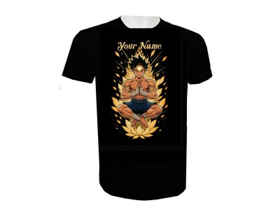 Maglietta Muay Thai con Nome Personalizzato : KNTSHCUST-025