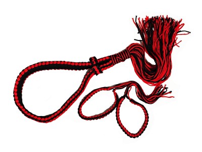 Set Mongkol e Prajead fascia Muay Thai Bambino : Nero-Rosso