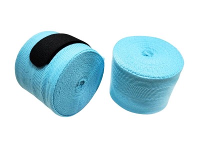 Fasce da Muay Thai Boxe Kanong (Elastiche) : Azzurro