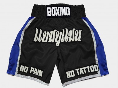 Pantaloncini boxe personalizzati : KNBXCUST-2051-Nero