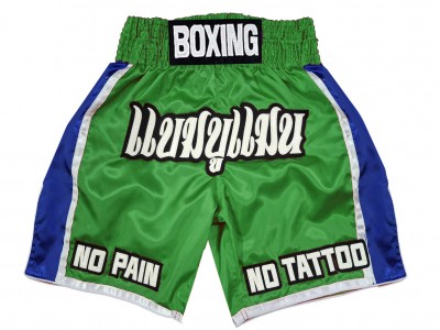 Pantaloncini boxe personalizzati : KNBXCUST-2051-Verde
