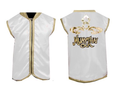 Giacca Cornerman Muay Thai Kanong : KNCMJ-121-Bianco