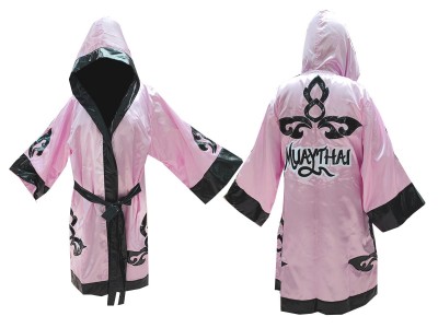 Vestaglia da Boxe Muay Thai Kanong : KNFIR-143-Rosa