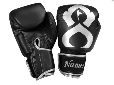 Guanti Muay Thai in vera pelle personalizzati : KNGCUST-R-422