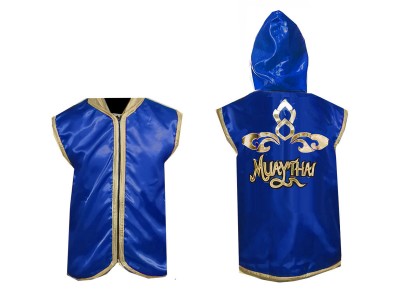 Felpe con cappuccio Muay Thai : KNHOD-121-Blu