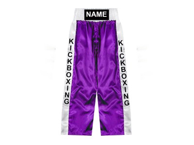 Pantaloni da kickboxing personalizzati : KNPANTS-001-Viola