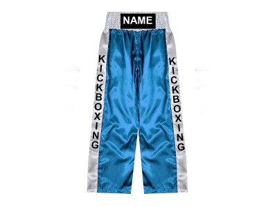 Pantaloni da kickboxing personalizzati : KNPANTS-001-Azzurro cielo