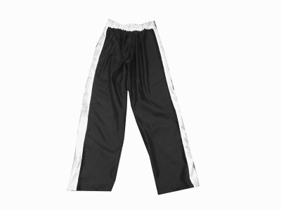 Pantaloni da kickboxing personalizzati : KNPANTS-004-Retro-Nero