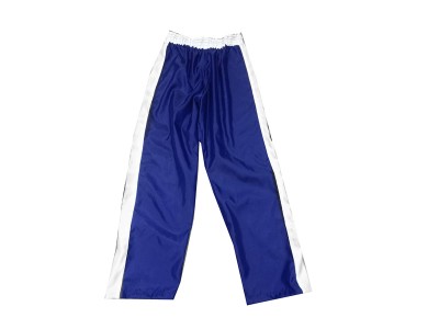 Pantaloni da kickboxing personalizzati : KNPANTS-004-Retro-Blu