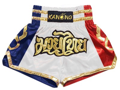 Pantaloncini Kick boxing personalizzati : KNSCUST-1261-Francia