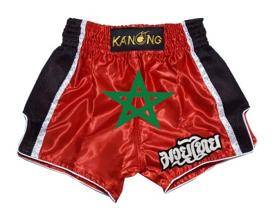 Pantaloncini Kick boxing personalizzati : KNSCUST-1261-Marocco
