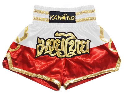 Pantaloncini Kick boxing personalizzati : KNSCUST-1261-Polonia