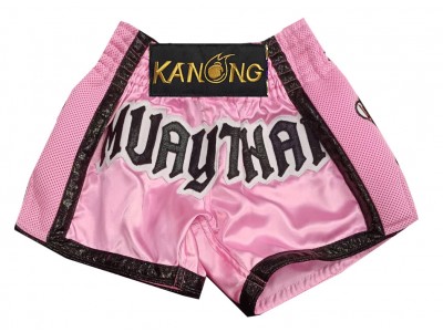 Pantaloncini Kick boxing personalizzati : KNSCUST-1276-Rosa