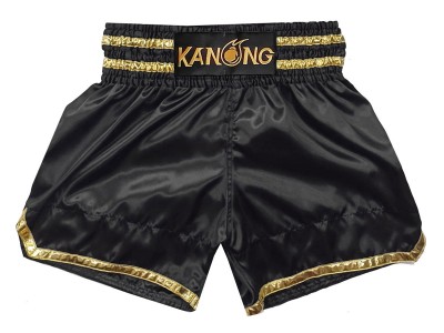 Pantaloncini Kick boxing personalizzati : KNSCUST-1278-Nero