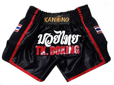 Pantaloncini Muay Thai personalizzati : KNSCUST-12 88-Nero