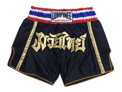 Pantaloncini Thai Kick Boxe Lumpinee : LUMRTO-006-Nero