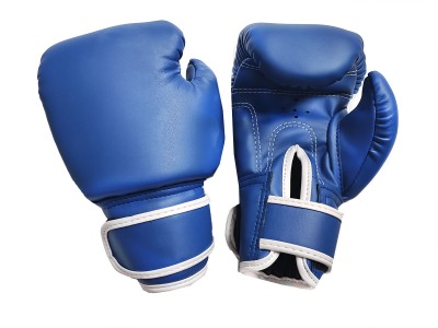 Guantoni da Thai boxe per Bambino Kanong : Blu Classico