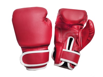 Guantoni da Thai boxe per Bambino Kanong : Rosso Classico