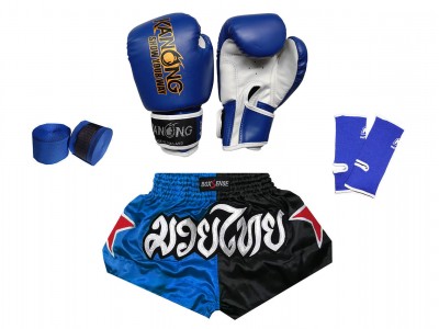 Set da Kickboxing per Bambino  : Blu