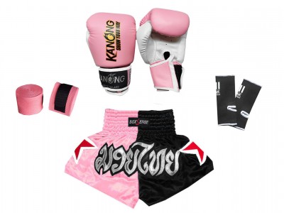 Set da Boxe per Bambino : Rosa chiaro