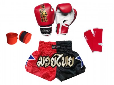 Set Muay Thai per Bambino : Rosso