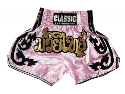 Pantaloncini Kick Boxing Classic : CLS-016-Rosa