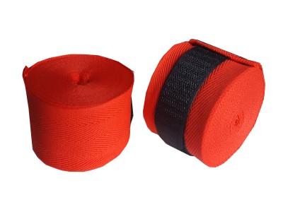 Fasce Muay Thai Boxe Kanong (Elastiche) : Rosso