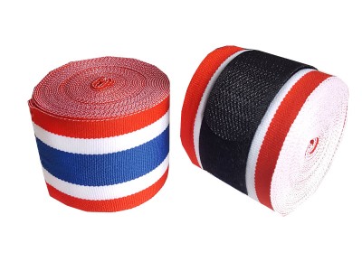 Fasce da Muay Thai Boxe Kanong (Elastiche) : Bandiera thailandese