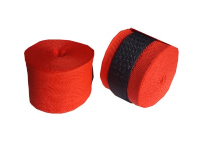 Fasce da Muay Thai Kanong (Elastiche) per Bambino : Rosso