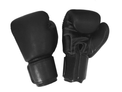 Guantoni Muay Thai Kick boxing Kanong : Classic Nero