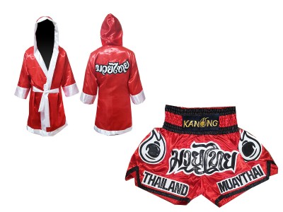Vestaglia da boxe personalizzati + pantaloncini personalizzati KANONG