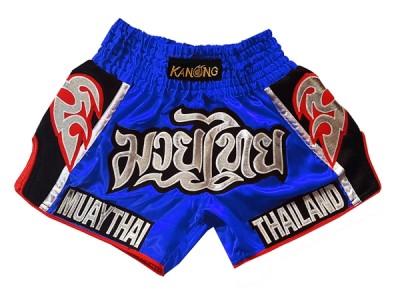 Pantaloncini  Muay Thai Kanong : KNSRTO-207-Blu