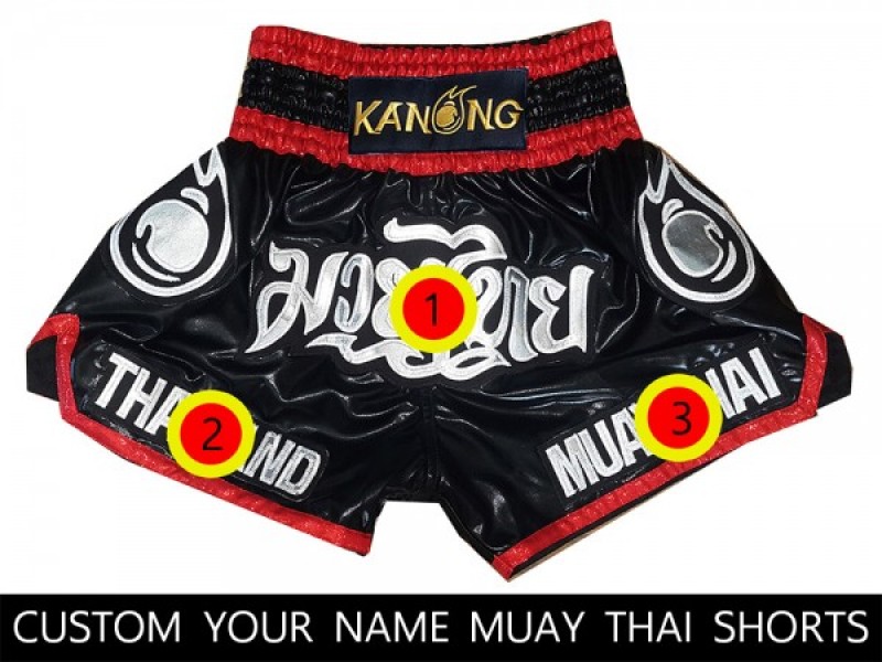 Vestaglia da boxe personalizzata + pantaloncini personalizzati KANONG