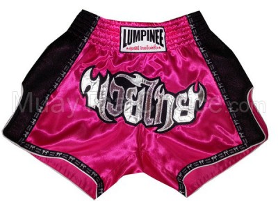 Pantaloncini Thai Retro Boxe LUMPINEE : LUMRTO-003 Rose