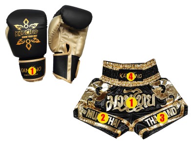 Guantoni da boxe personalizzati e pantaloncini da kickboxing personalizzati Guantoni da boxe personalizzati e pantaloncini da kickboxing personalizzati
