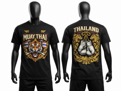 Ingrosso -  T-shirt Muay Thai con stampa sublimatica