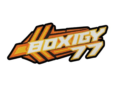 Toppa ricamata media con logo personalizzato per accessorio