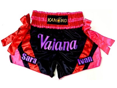 Pantaloncini da Muay Thai personalizzati con nome : KNSCUST-1325