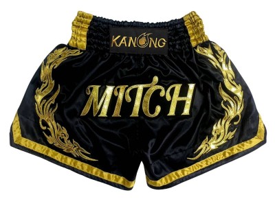 Pantaloncini da Muay Thai personalizzati con nome : KNSCUST-1330