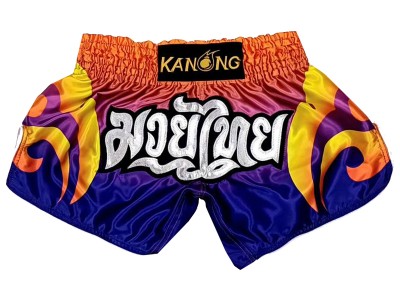 Pantaloncini Retro Muay Thai Kanong : KNSRTO-507