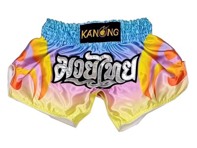 Pantaloncini Retro Muay Thai Kanong : KNSRTO-508