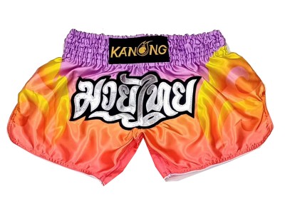 Pantaloncini Retro Muay Thai Kanong : KNSRTO-509