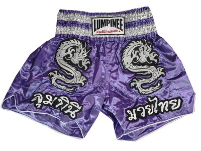 Pantaloncini da Muay Thai Lumpinee : LUM-038-Viola