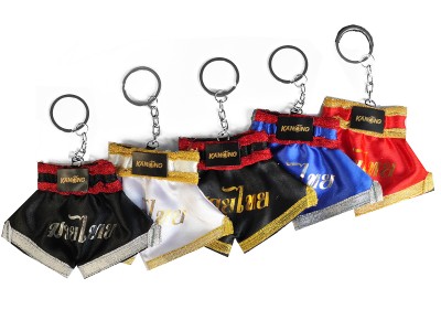 Muay Thai Bulk - Portachiavi con pantaloncini Muay Thai con logo