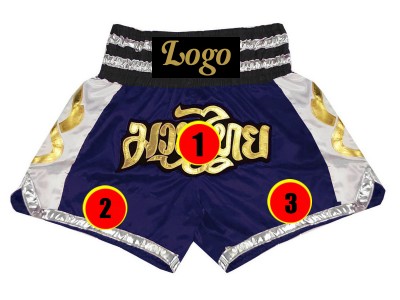 Muay Thai Bulk - Personalizza pantaloncini da boxe Muay Thai con logo