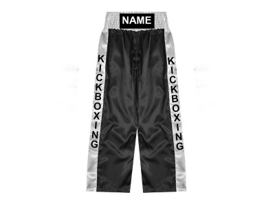 Pantaloni da kickboxing personalizzati : KNPANTS-001-Nera