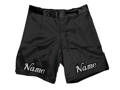 Pantaloncini MMA personalizzati con nome o logo: neri