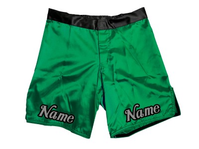 I pantaloncini MMA dal design personalizzato aggiungono nome o logo: verde