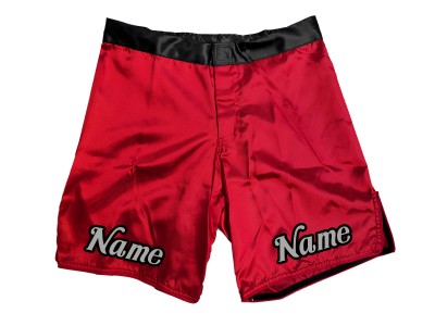 Pantaloncini MMA personalizzati con nome o logo: rossi