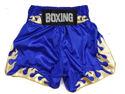 Pantaloncini da boxe personalizzati : KNBSH-038-Blu